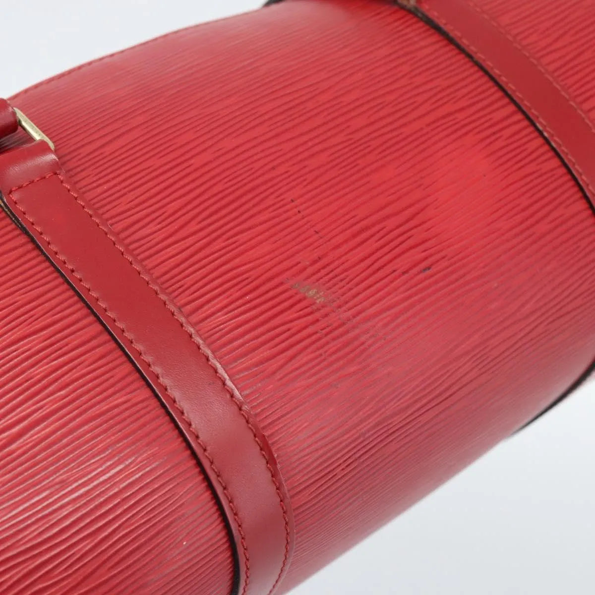 Louis Vuitton Soufflot Epi Leather Red Leather Handbag (Pre-Owned)