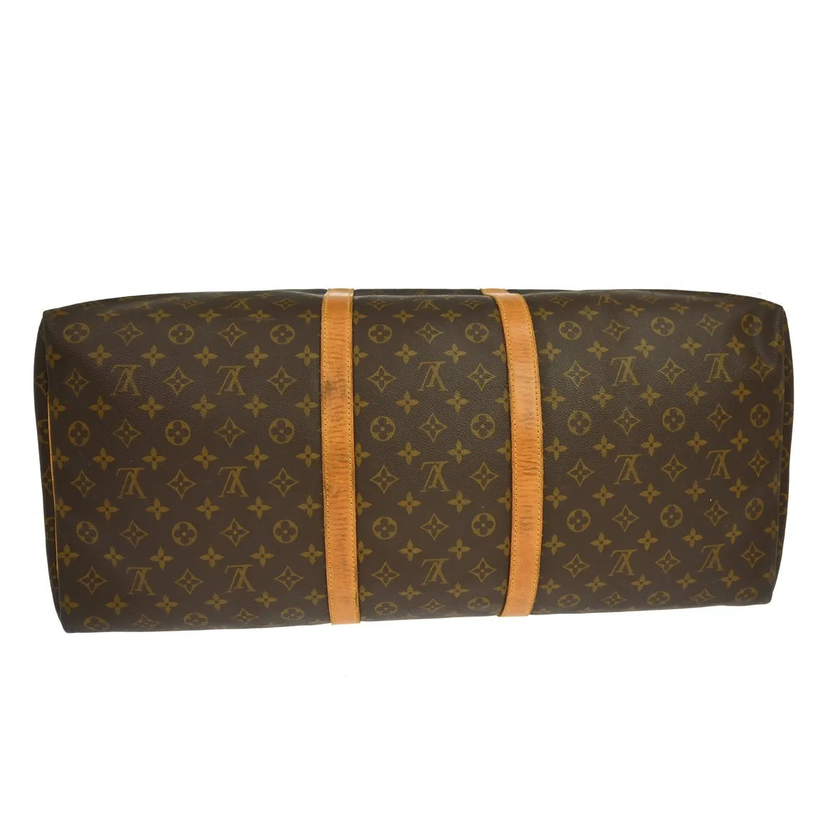 Louis Vuitton Keepall Monogram Brown Canvas Travel Bag Bag (Pre-Owned)