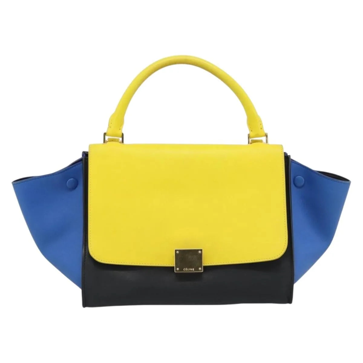 Celine Tricolor Trapeze Leather Multicolour Leather Handbag (Pre-Owned)