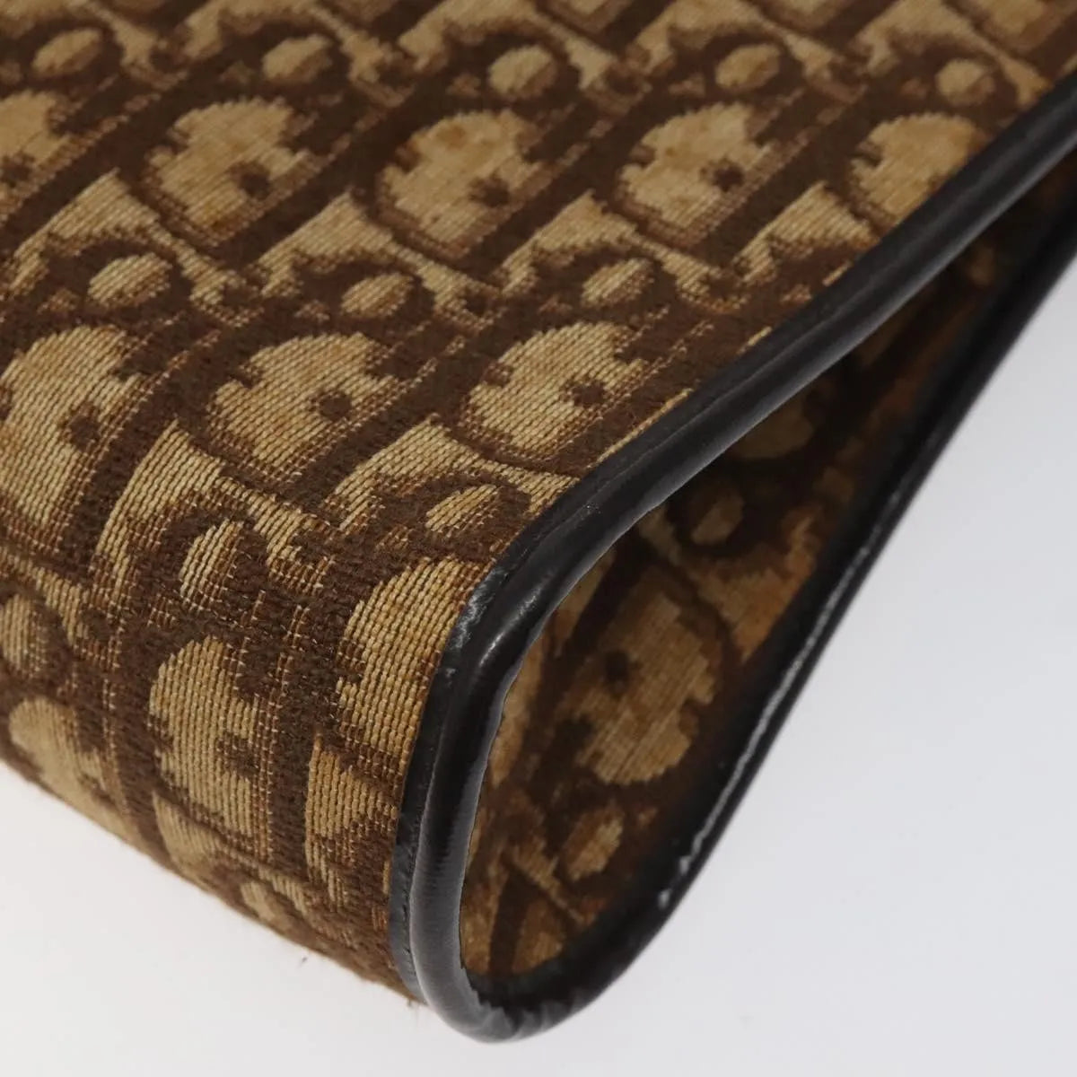 Christian Dior Vintage Trotter Canvas Brown Canvas Shoulder Bag Bag (Pre-Owned)