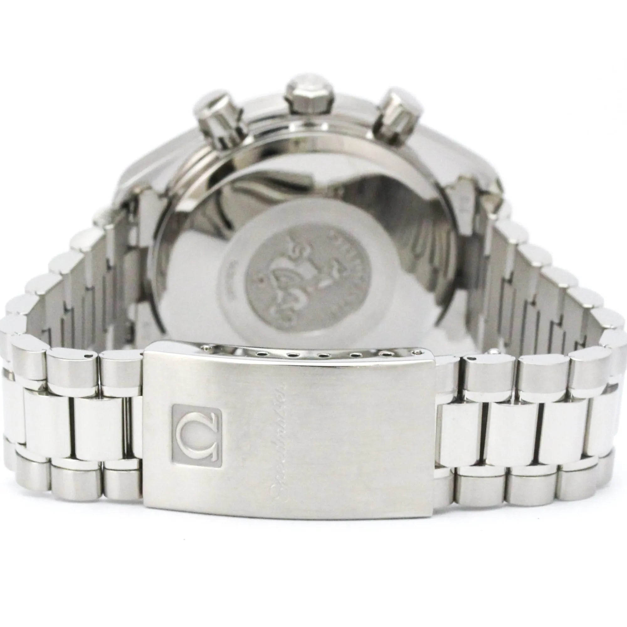 Omega Speedmaster Date Chronograph Automatic Stainless Steel Watch (Pre-Owned)