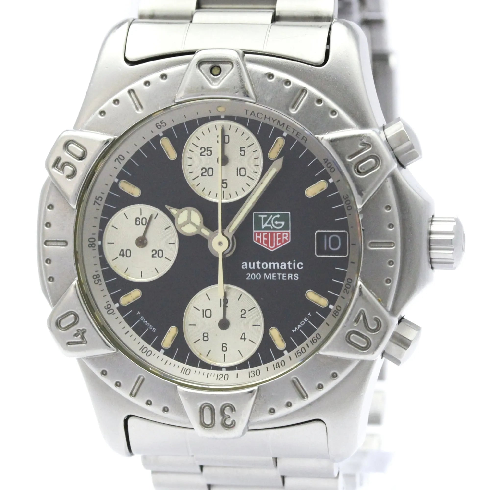 Tag Heuer 2000 Professional 200M Automatic Stainless Steel And Yellow Gold Watch (Pre-Owned)