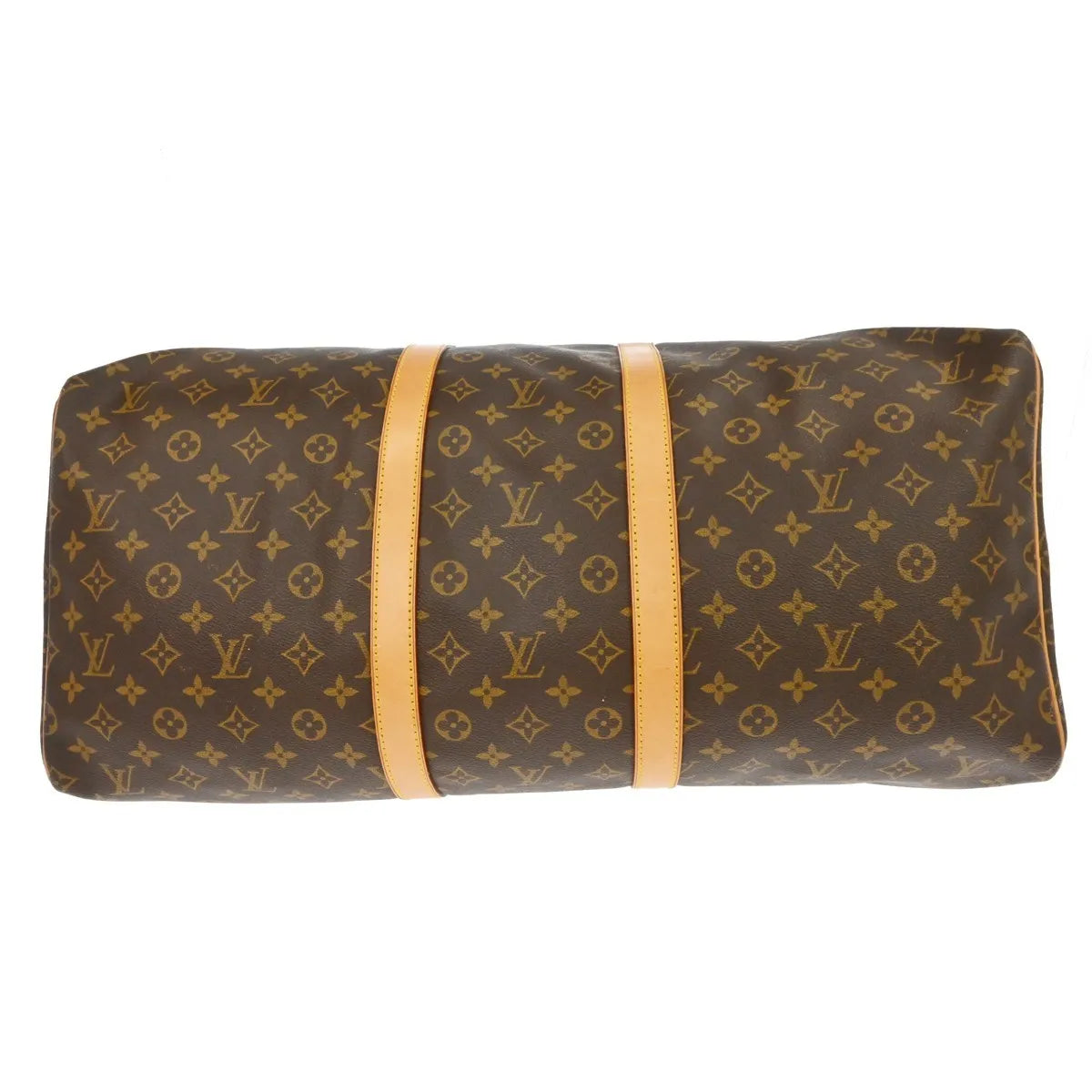 Louis Vuitton Keepall Monogram Canvas Brown Canvas Travel Bag Bag (Pre-Owned)