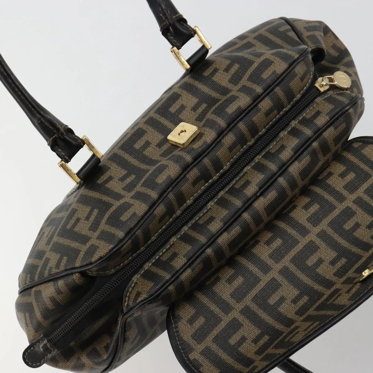 Fendi Zucca Tote Ff Motif Multicolour Canvas Handbag (Pre-Owned)