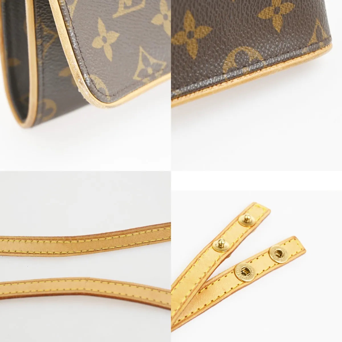 Louis Vuitton Twin Monogram Canvas Brown Canvas Clutche & Pouche Bag (Pre-Owned)