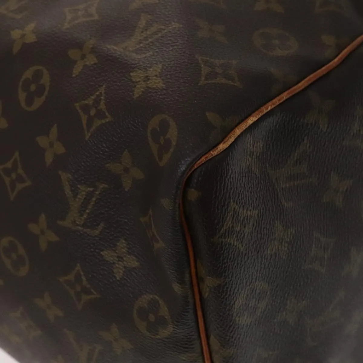 Louis Vuitton Keepall Monogram Canvas Brown Canvas Travel Bag Bag (Pre-Owned)