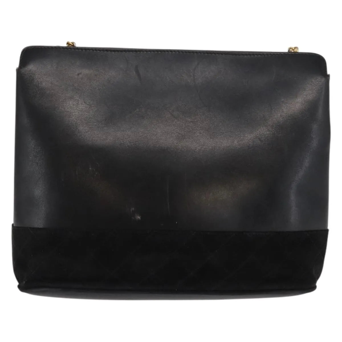 Salvatore Ferragamo Vintage Leather Black Leather Shoulder Bag Bag (Pre-Owned)