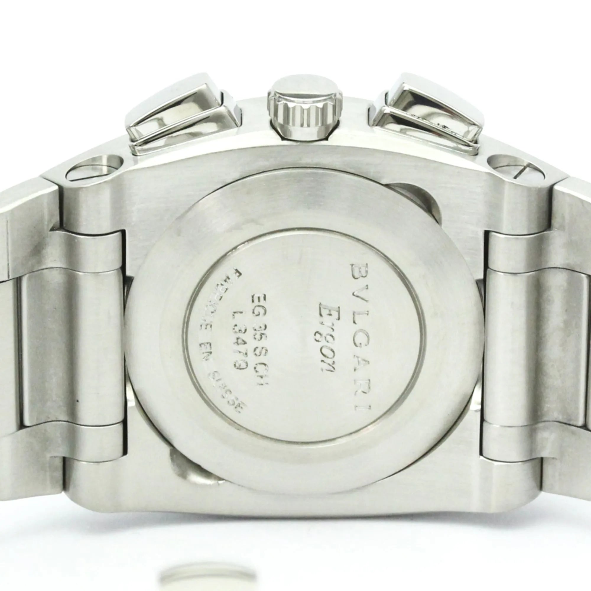 Bvlgari Ergon Chronograph Automatic Stainless Steel Watch (Pre-Owned)