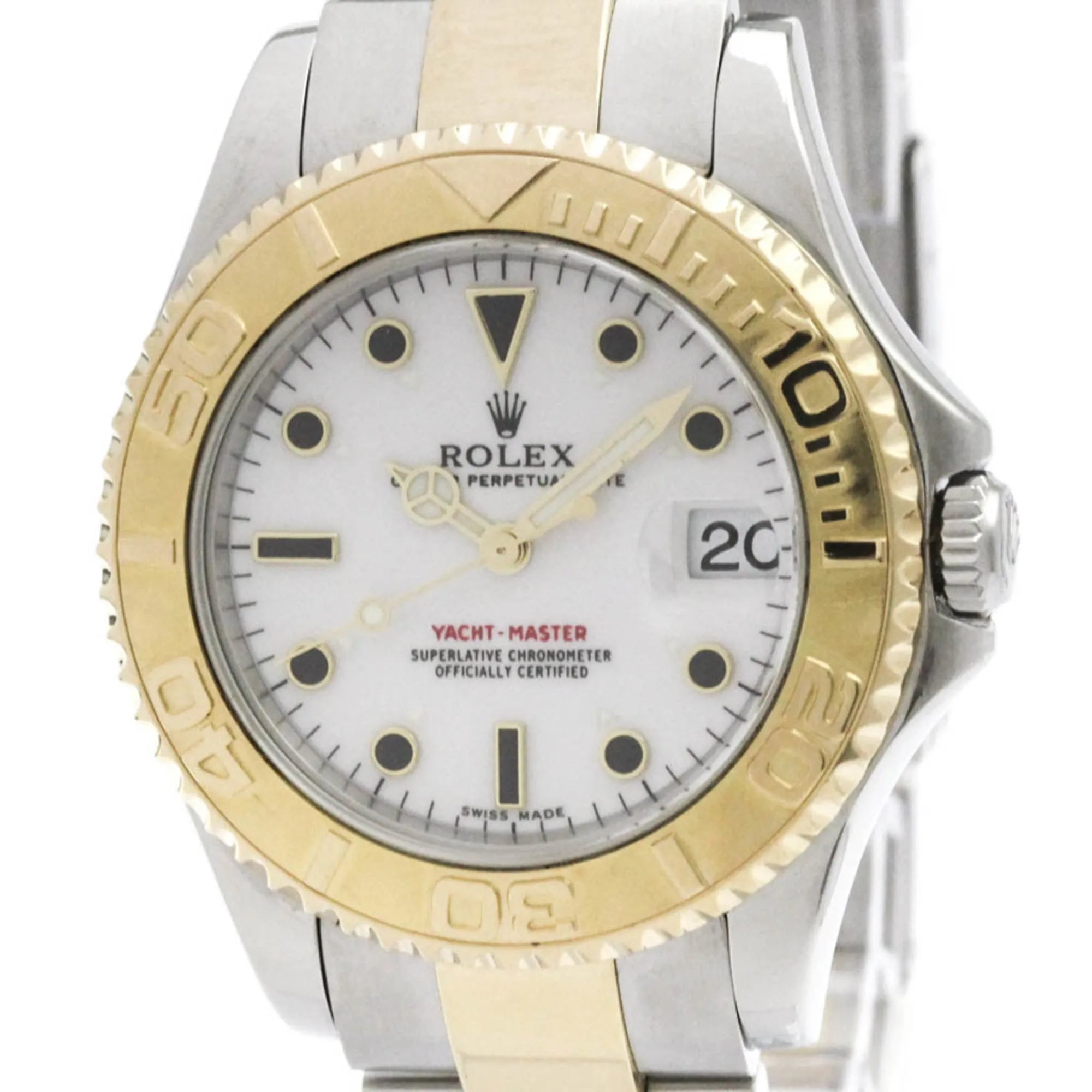 Rolex Oyster Perpetual Yacht-Master Automatic Watch Stainless Steel And Yellow Gold Watch (Pre-Owned)