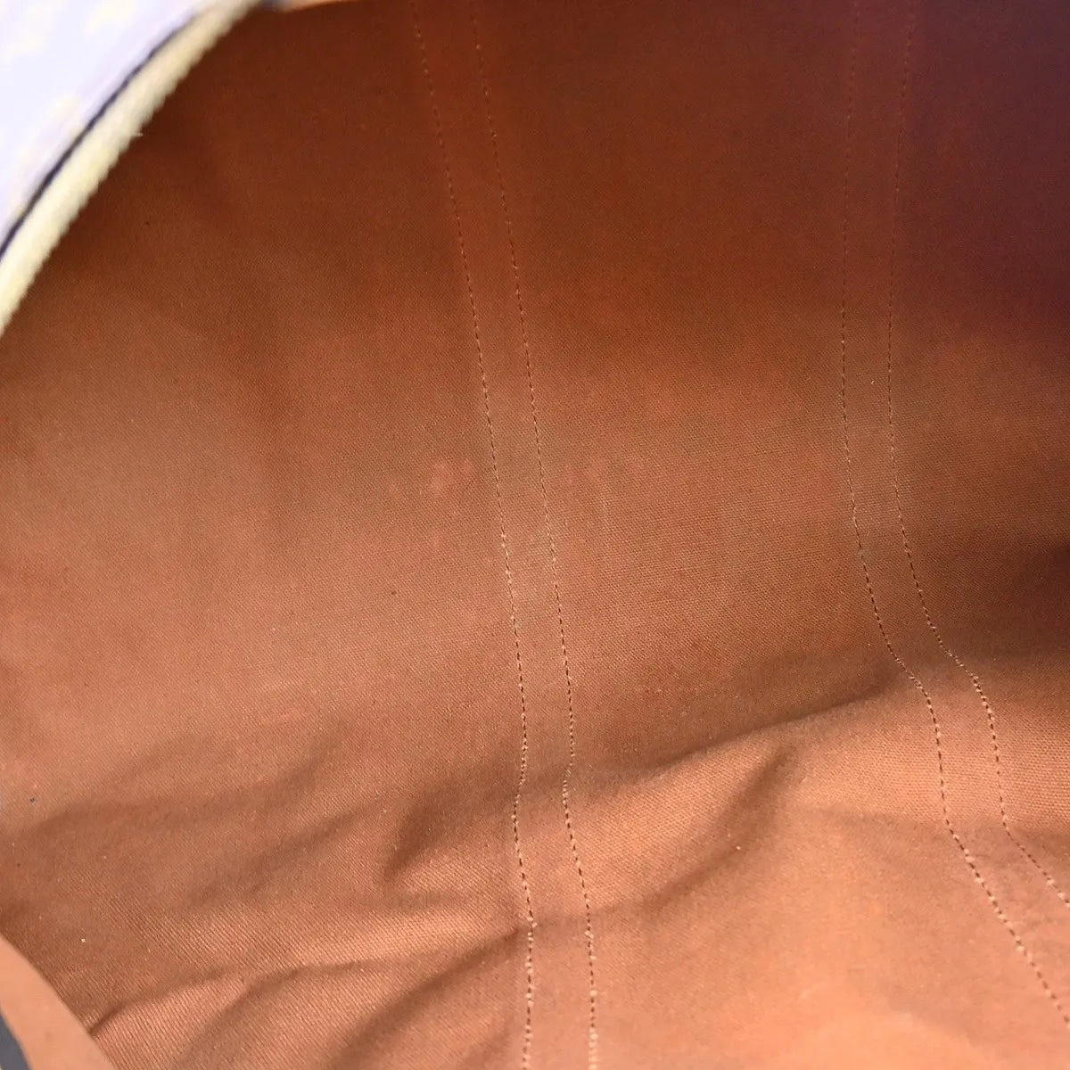 Louis Vuitton Keepall Monogram Brown Canvas Travel Bag Bag (Pre-Owned)
