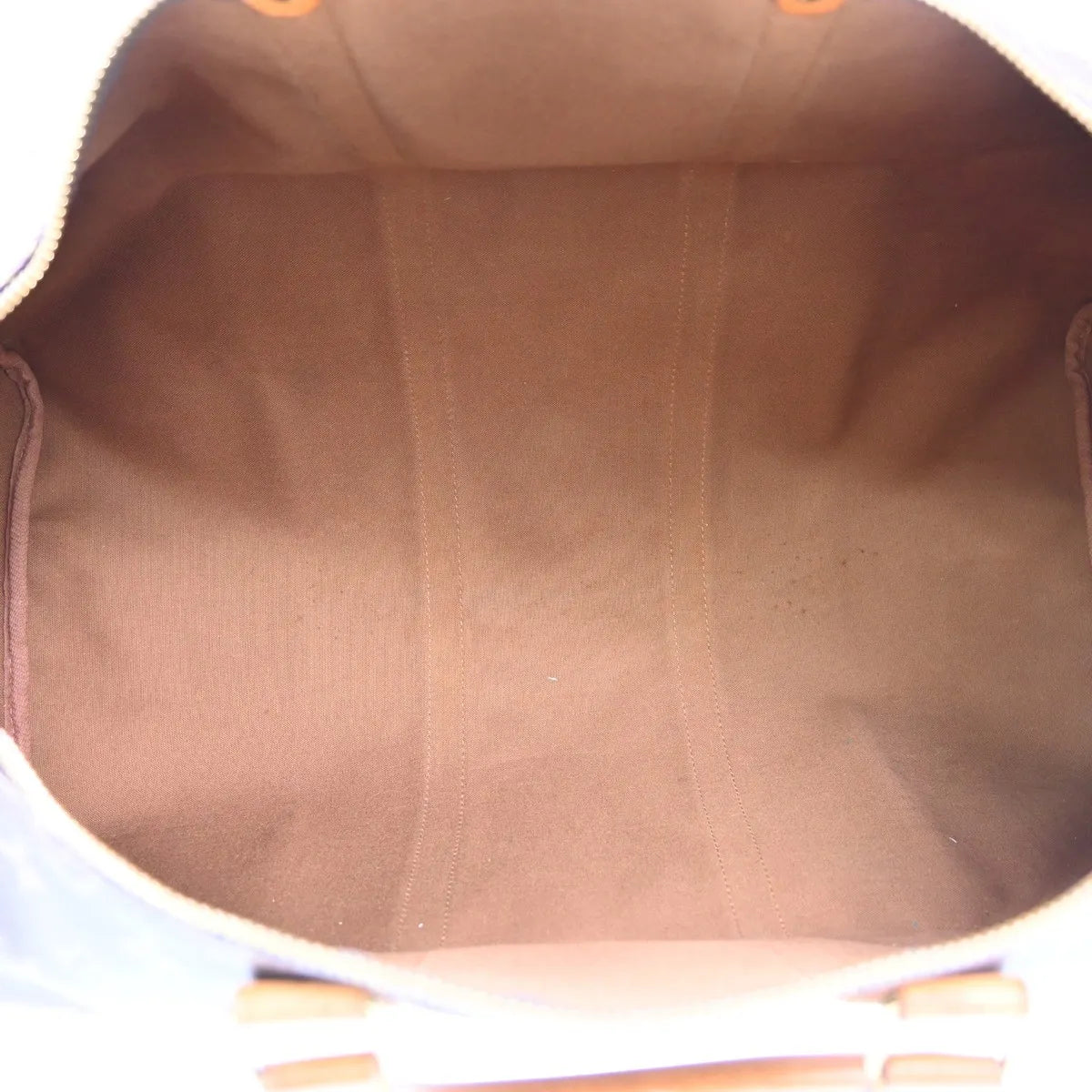 Louis Vuitton Keepall Canvas Brown Canvas Travel Bag Bag (Pre-Owned)