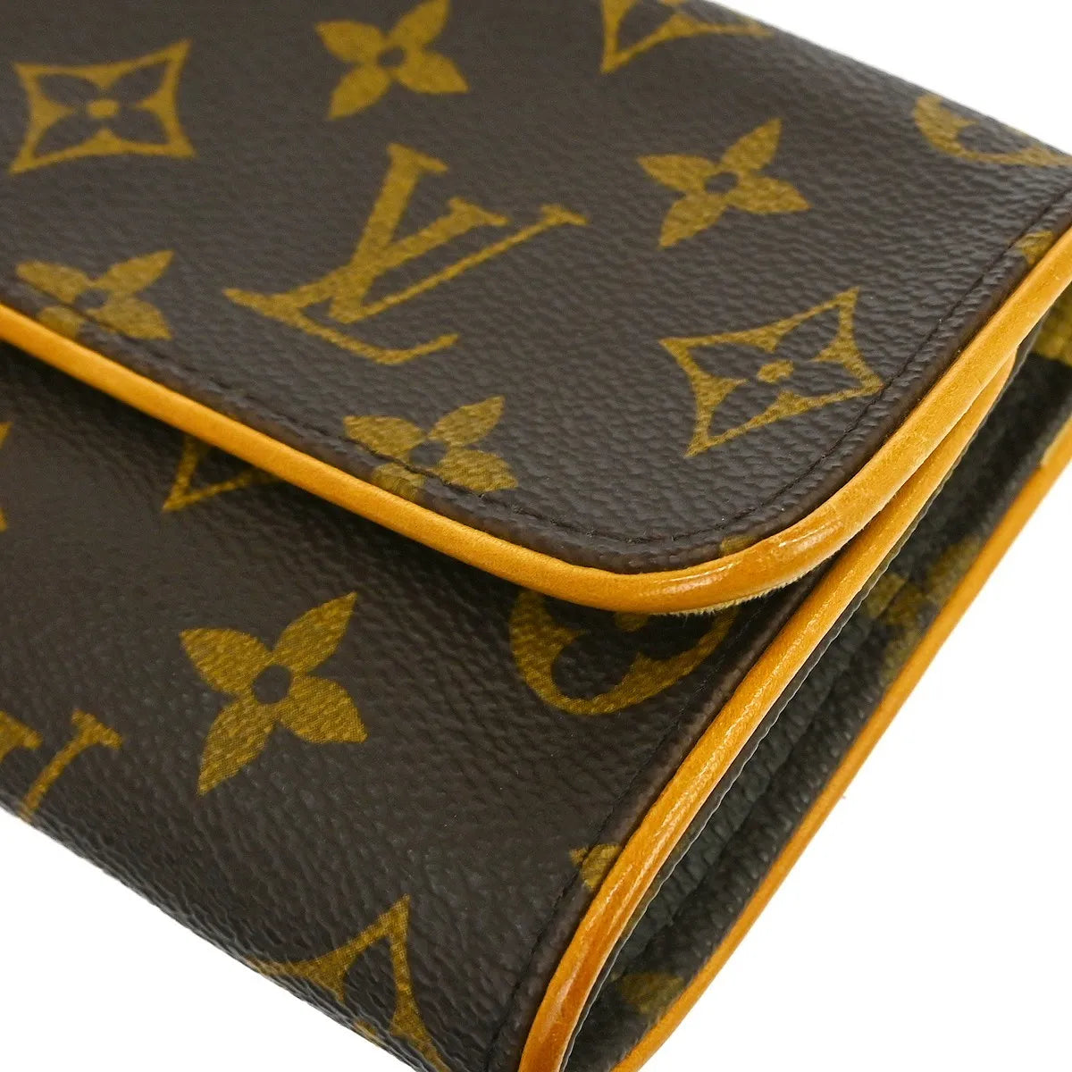 Louis Vuitton Twin Monogram Brown Canvas Clutche & Pouche Bag (Pre-Owned)