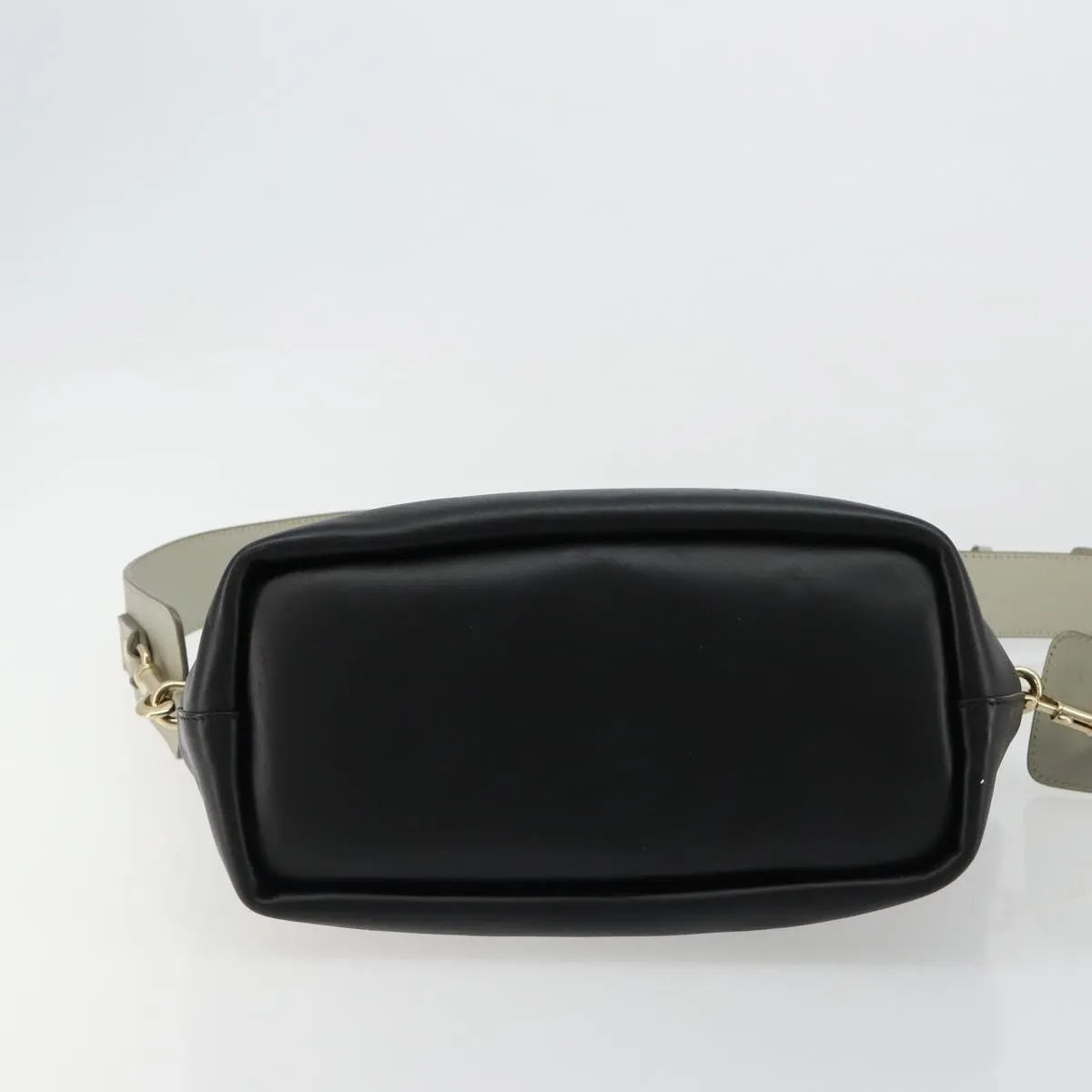 Chloe Bicolor Baylee Satchel Leather Black Leather Handbag (Pre-Owned)