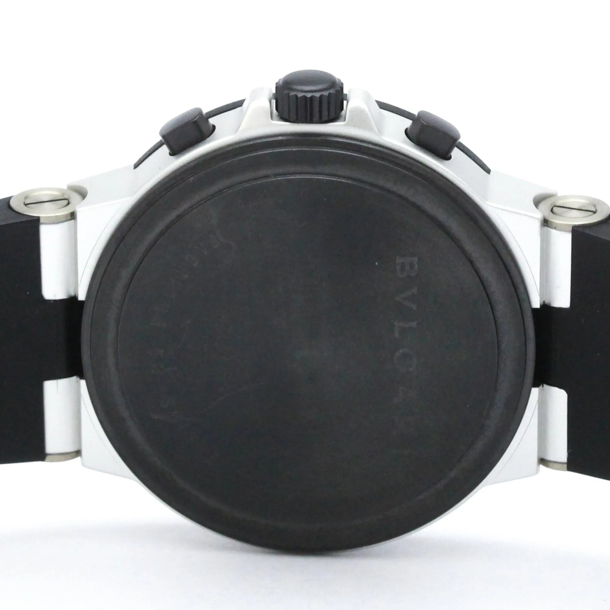 Bvlgari Diagono Automatic Aluminum And Rubber Watch (Pre-Owned)