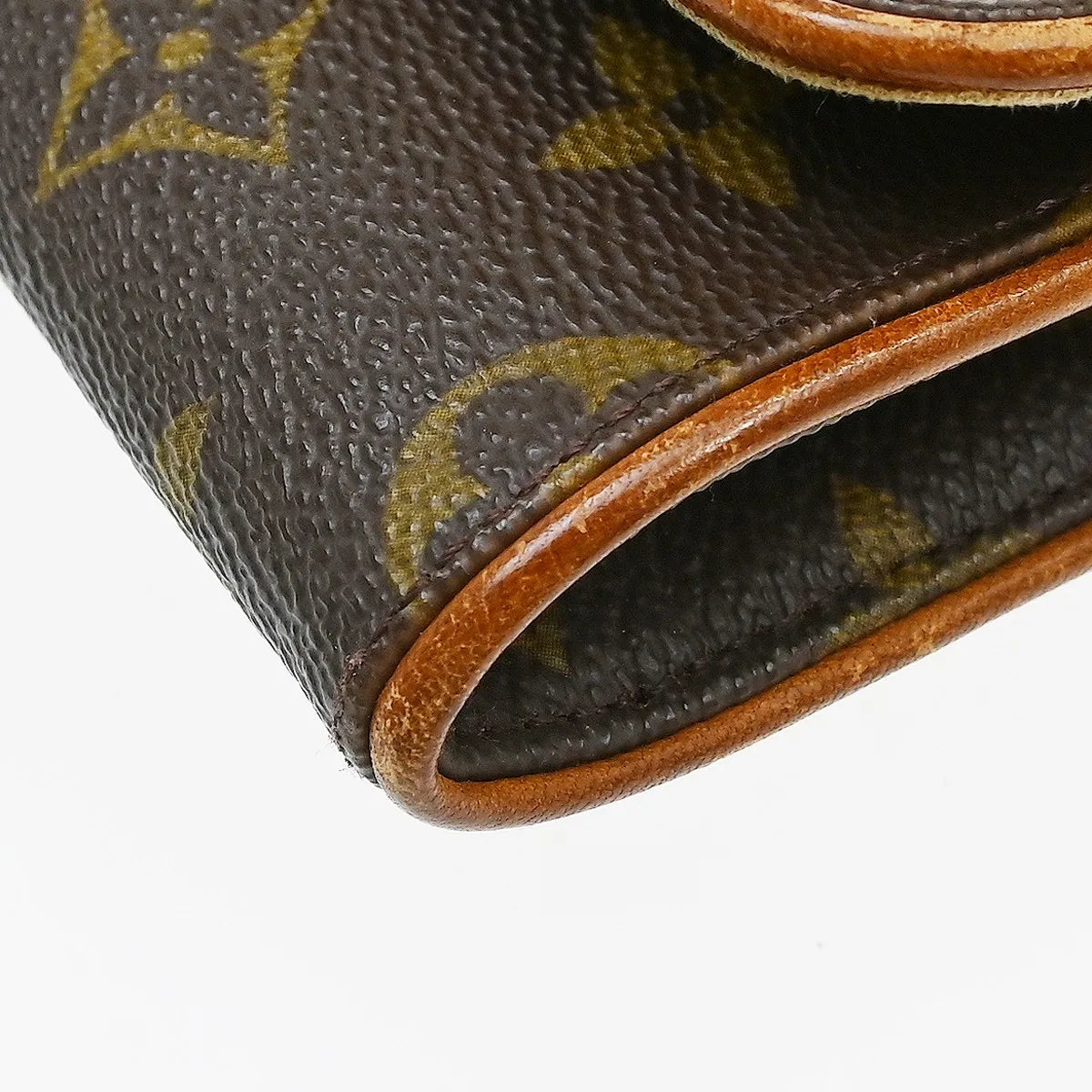 Louis Vuitton Twin Monogram Canvas Brown Canvas Clutche & Pouche Bag (Pre-Owned)