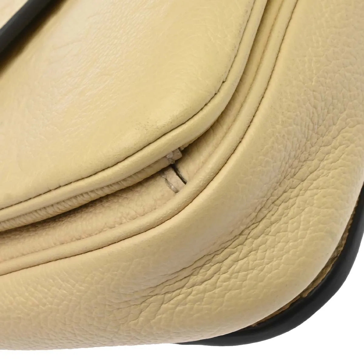 Louis Vuitton Braided Handle Pochette Metis Monogram Empreinte Leather Beige Leather Handbag (Pre-Owned)