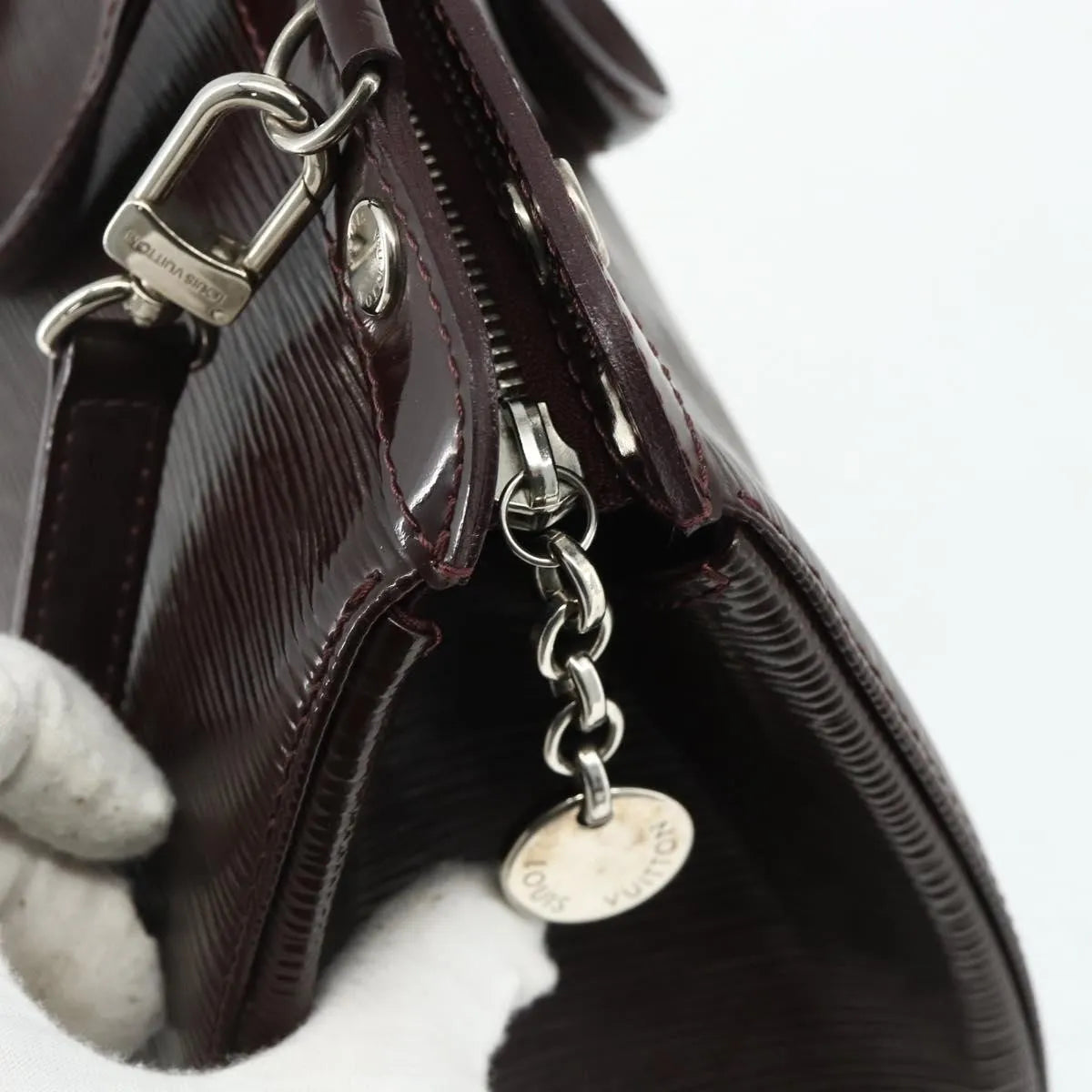 Louis Vuitton Brea Electric Epi Leather Purple Leather Handbag (Pre-Owned)