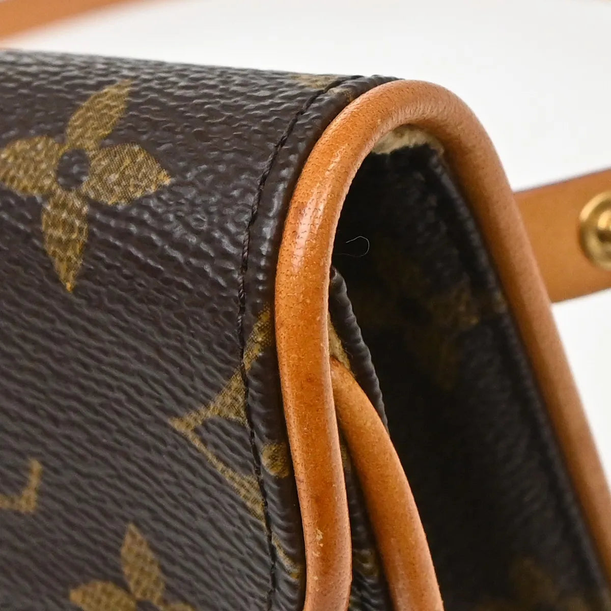 Louis Vuitton Florentine Pochette Monogram Canvas Brown Canvas Clutche & Pouche Bag (Pre-Owned)