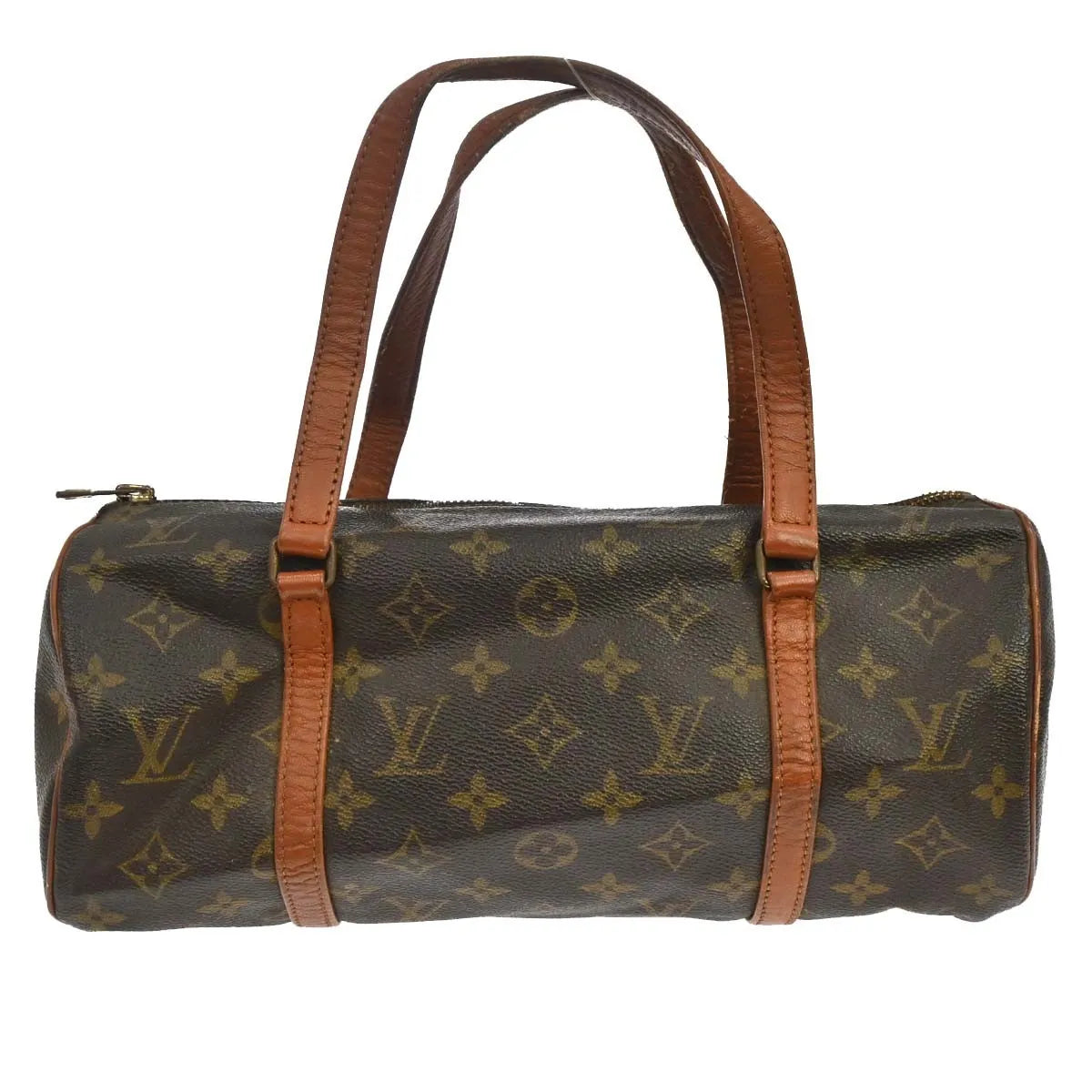 Louis Vuitton Papillon Monogram Canvas Brown Canvas Handbag (Pre-Owned)