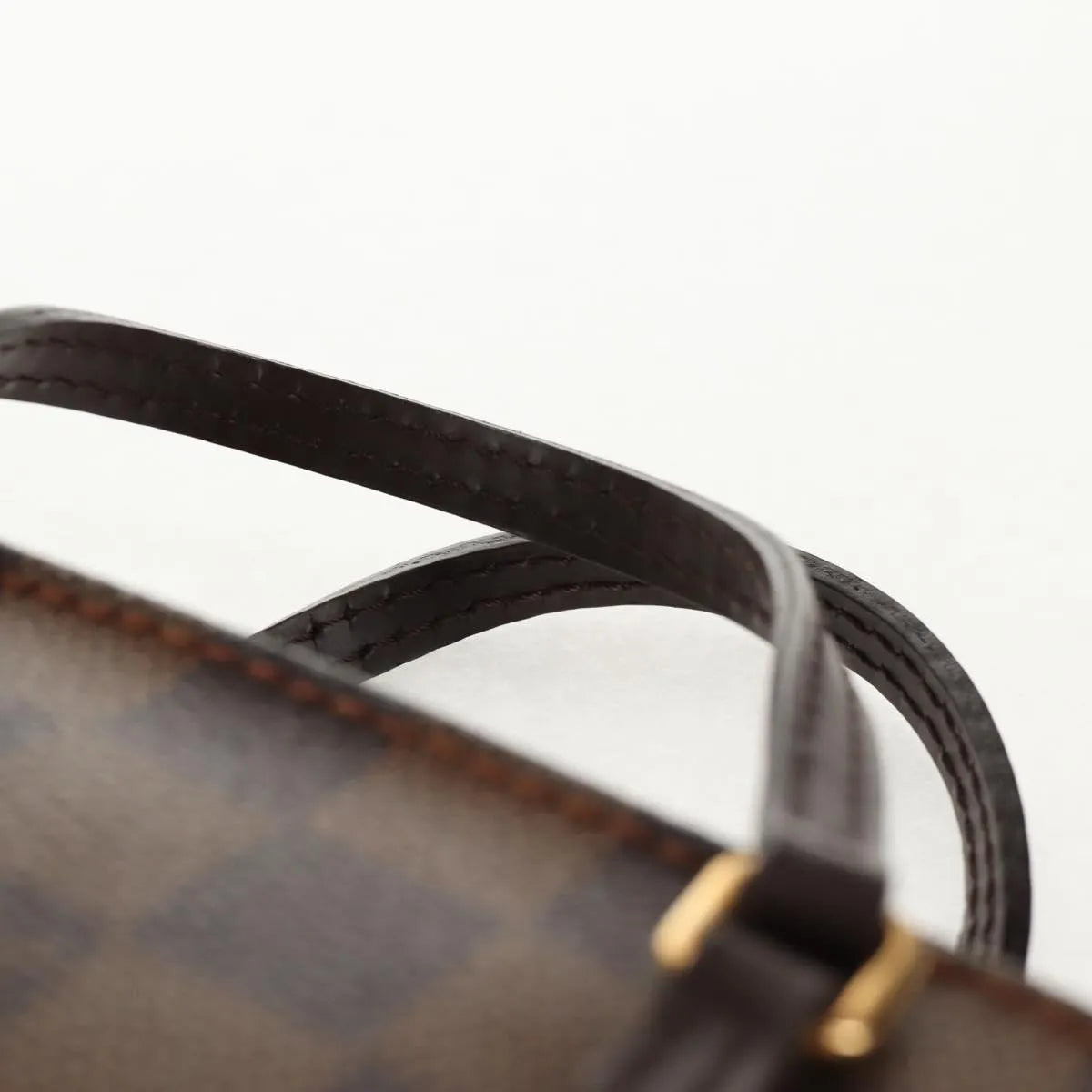 Louis Vuitton Manosque Pochette Damier Brown Canvas Clutche & Pouche Bag (Pre-Owned)