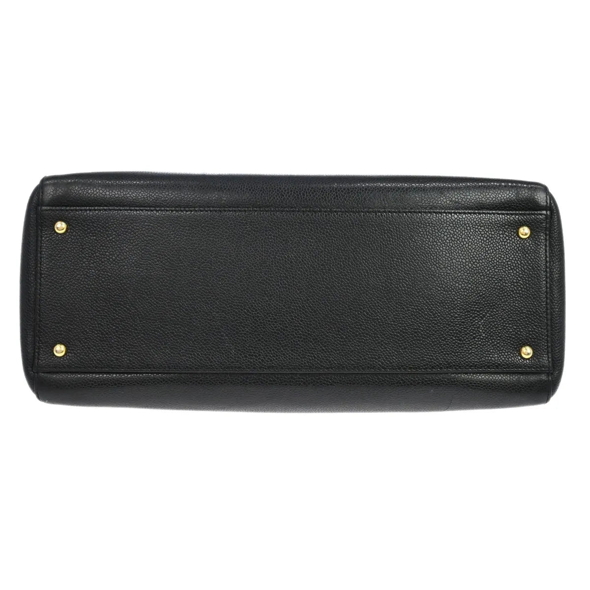 Chanel Vintage Timeless Zip Caviar Black Leather Shoulder Bag Bag (Pre-Owned)
