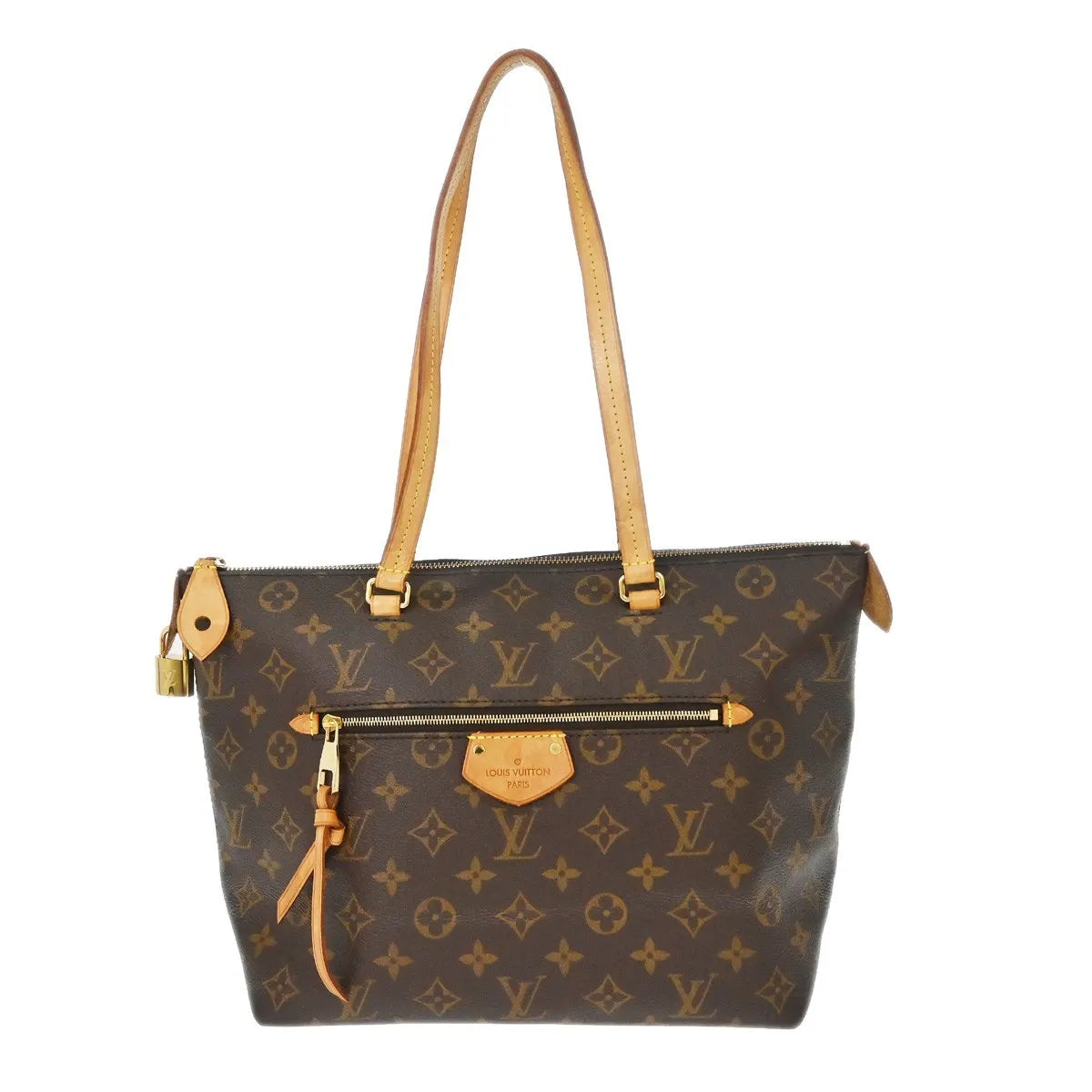Louis Vuitton Iena Tote Monogram Canvas Brown Canvas Tote Bag Bag (Pre-Owned)