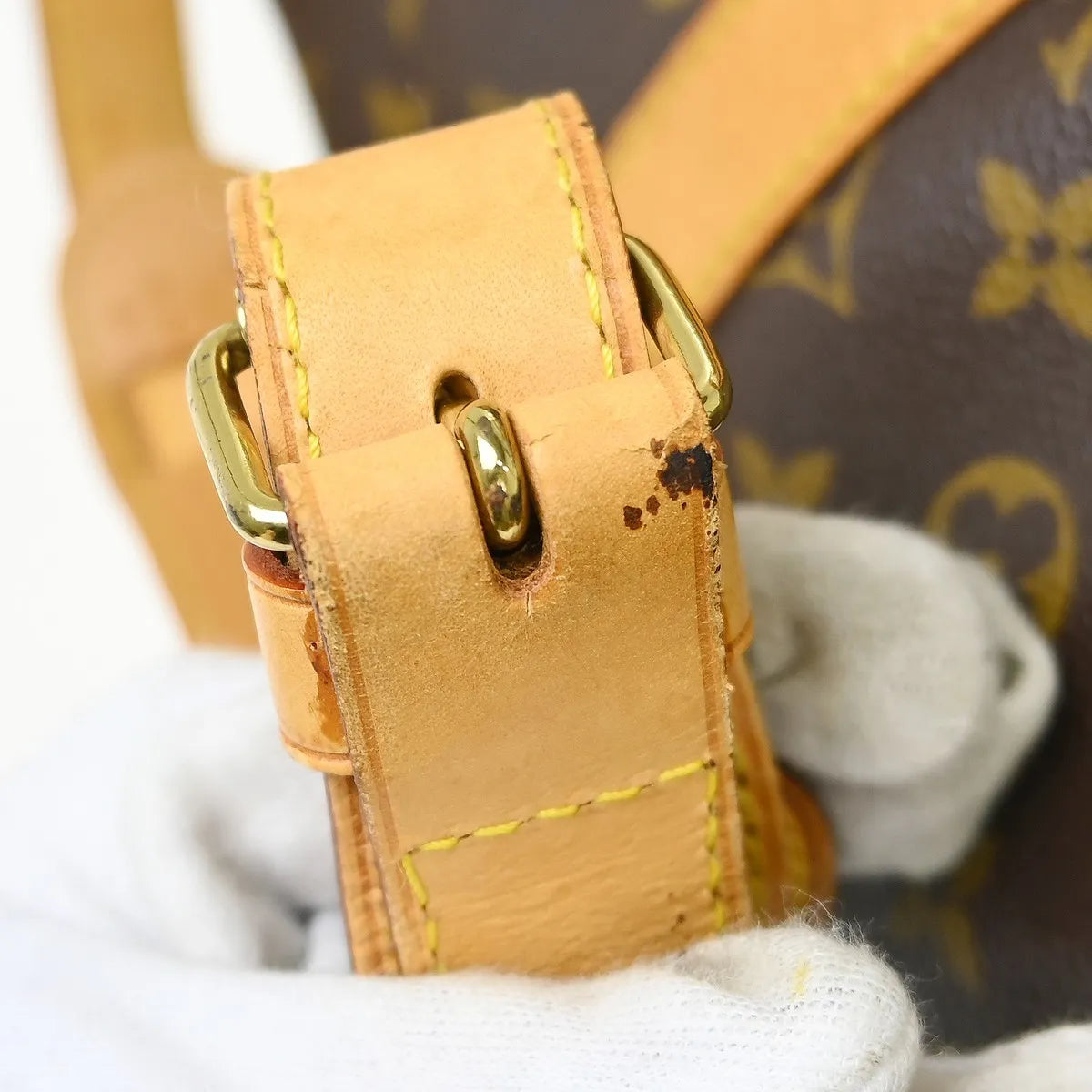 Louis Vuitton Keepall Bandouliere Monogram Canvas Brown Canvas Travel Bag Bag (Pre-Owned)