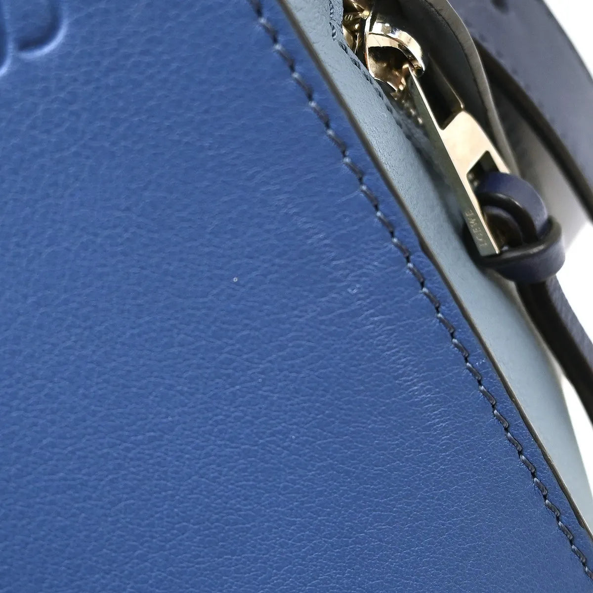 Loewe Hammock Leather Blue Leather Handbag (Pre-Owned)