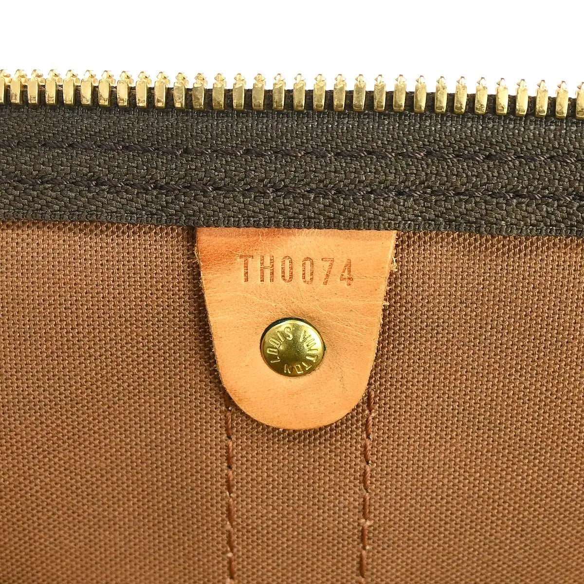 Louis Vuitton Keepall Monogram Canvas Brown Canvas Travel Bag Bag (Pre-Owned)