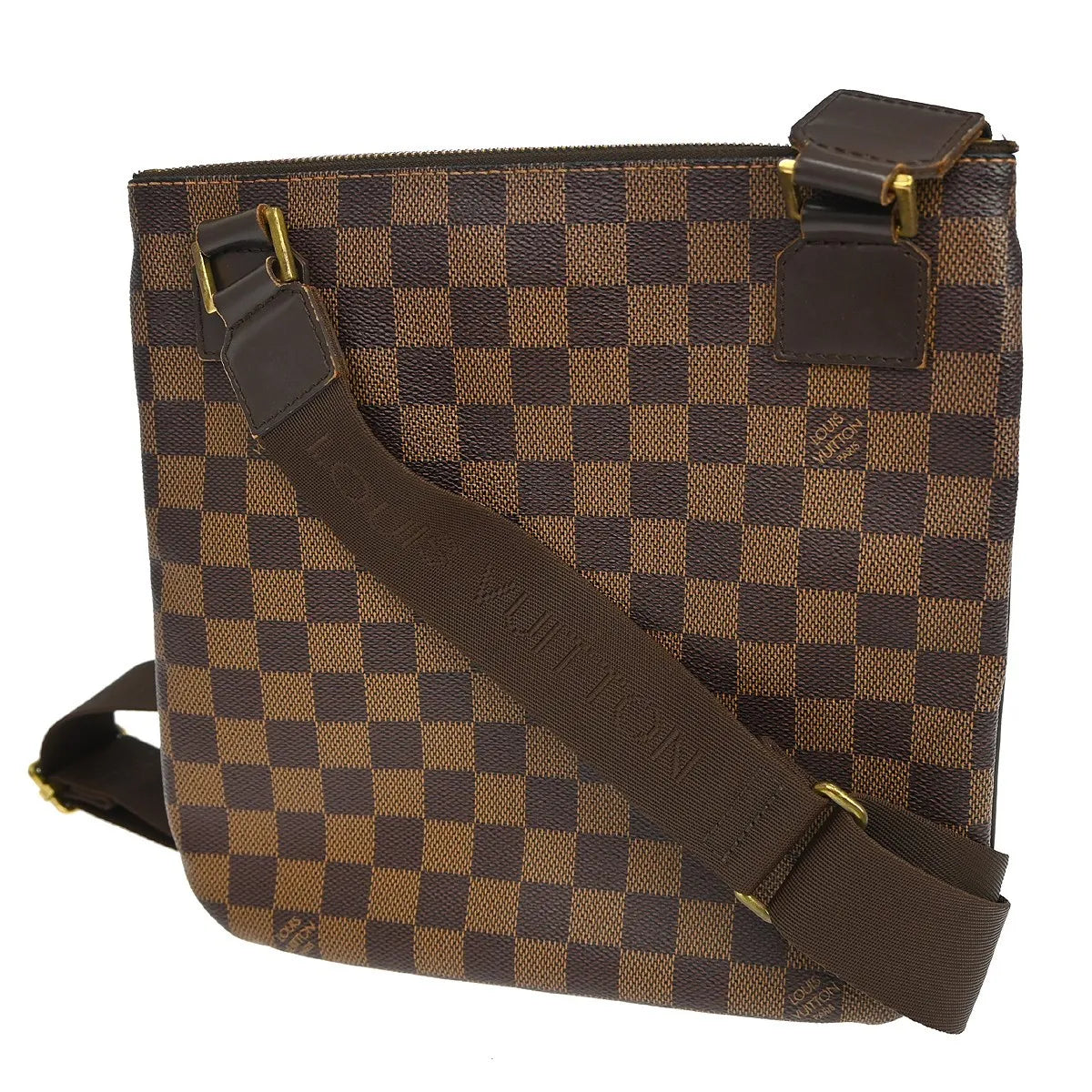 Louis Vuitton Bosphore Pochette Damier Ebene Brown Canvas Shoulder Bag Bag (Pre-Owned)