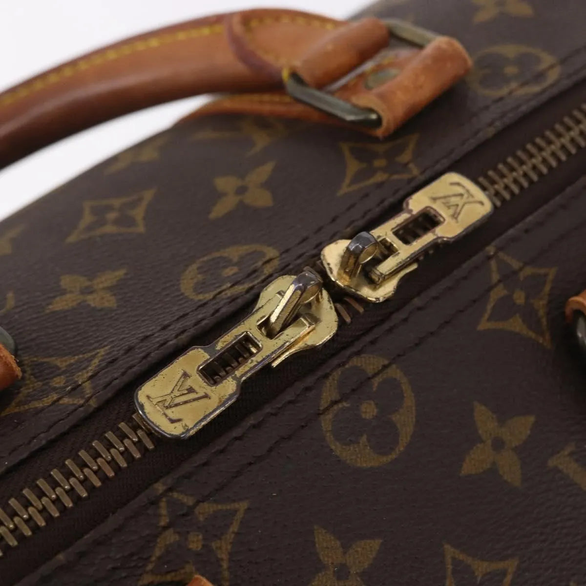 Louis Vuitton Keepall Monogram Canvas Brown Canvas Travel Bag Bag (Pre-Owned)
