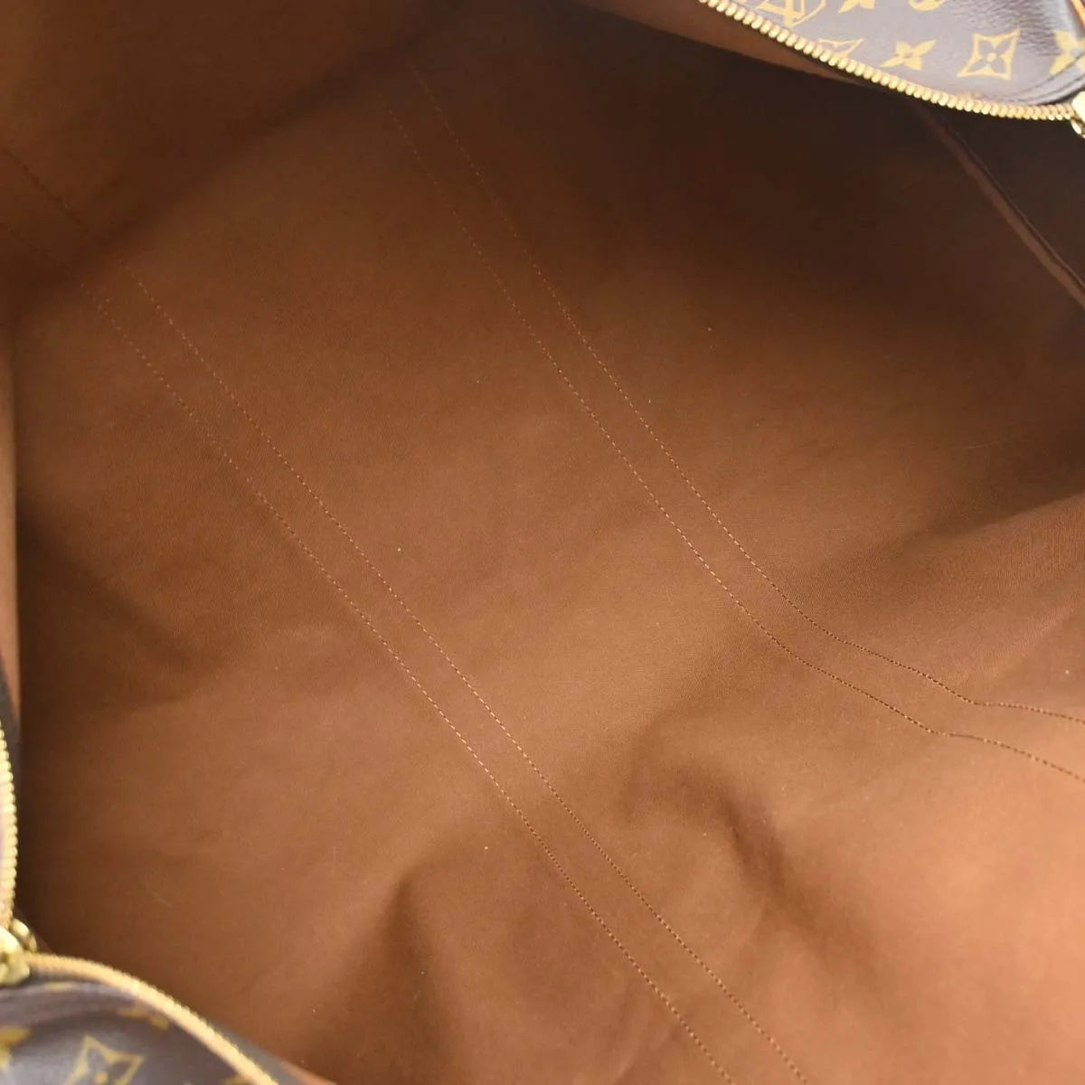 Louis Vuitton Keepall Monogram Canvas Brown Canvas Travel Bag Bag (Pre-Owned)
