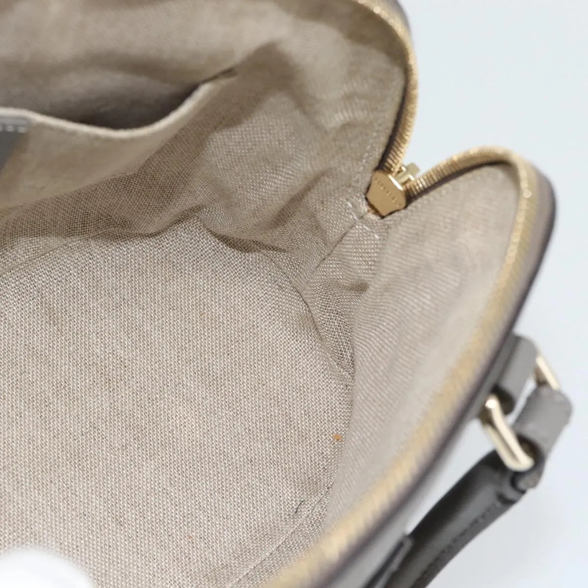 Gucci Convertible Dome Satchel Microguccissima Leather Gray Leather Handbag (Pre-Owned)