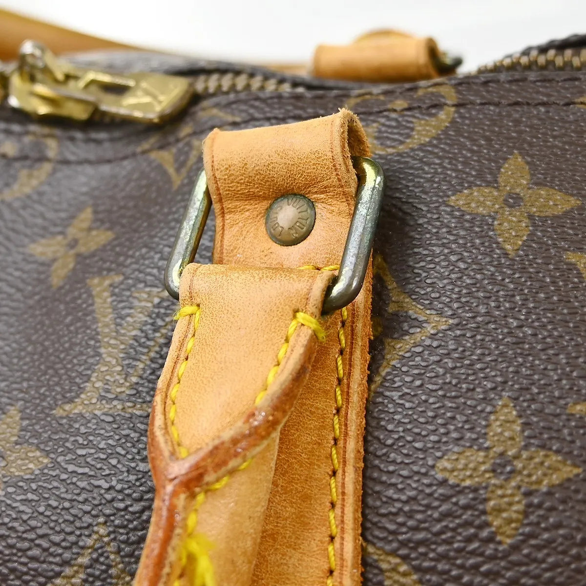Louis Vuitton Keepall Monogram Canvas Brown Canvas Travel Bag Bag (Pre-Owned)