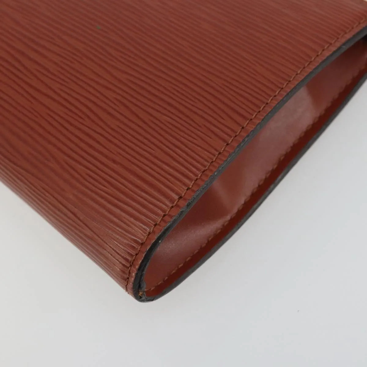 Louis Vuitton Pochette Accessoires Epi Brown Leather Clutche & Pouche Bag (Pre-Owned)