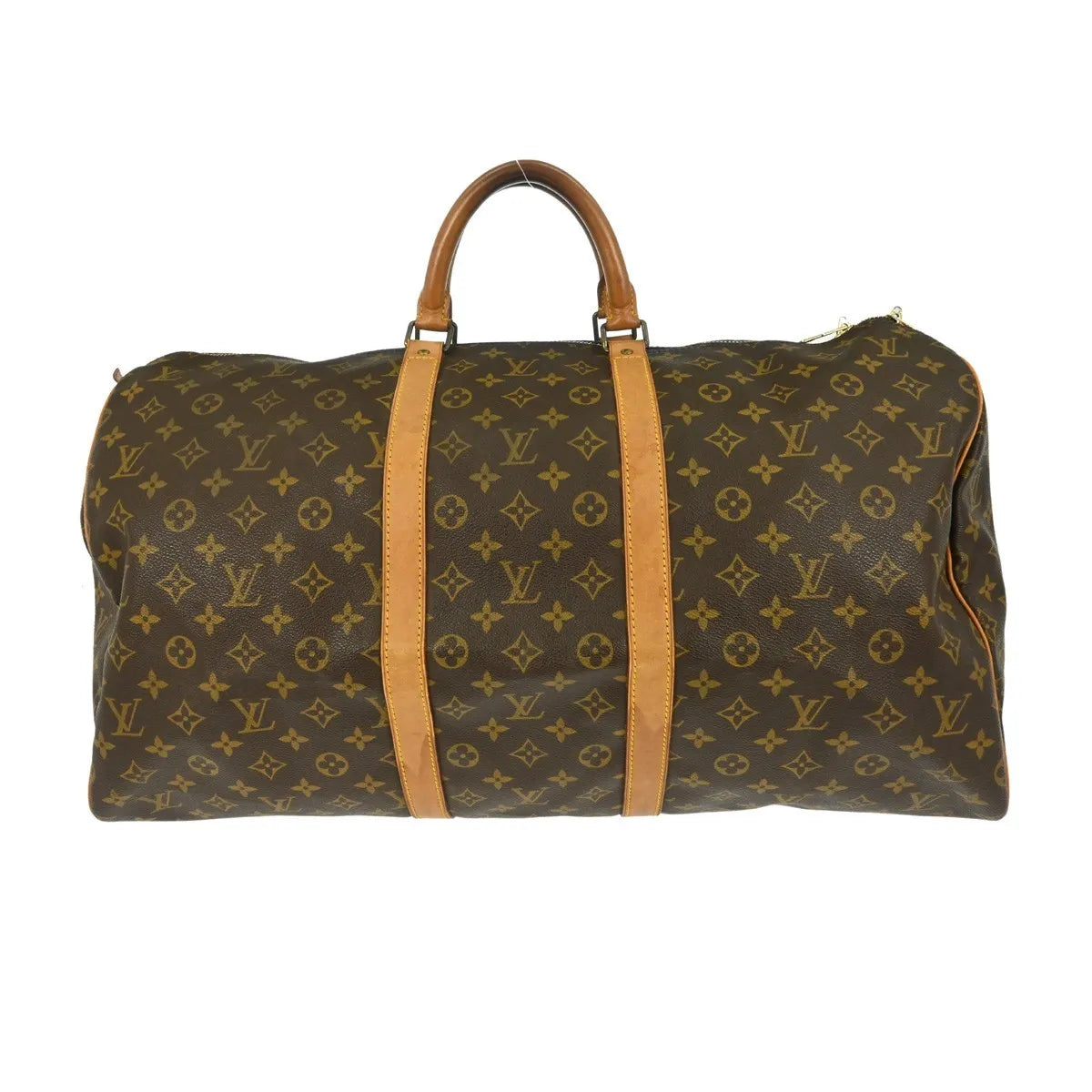 Louis Vuitton Keepall Monogram Canvas Brown Canvas Travel Bag Bag (Pre-Owned)