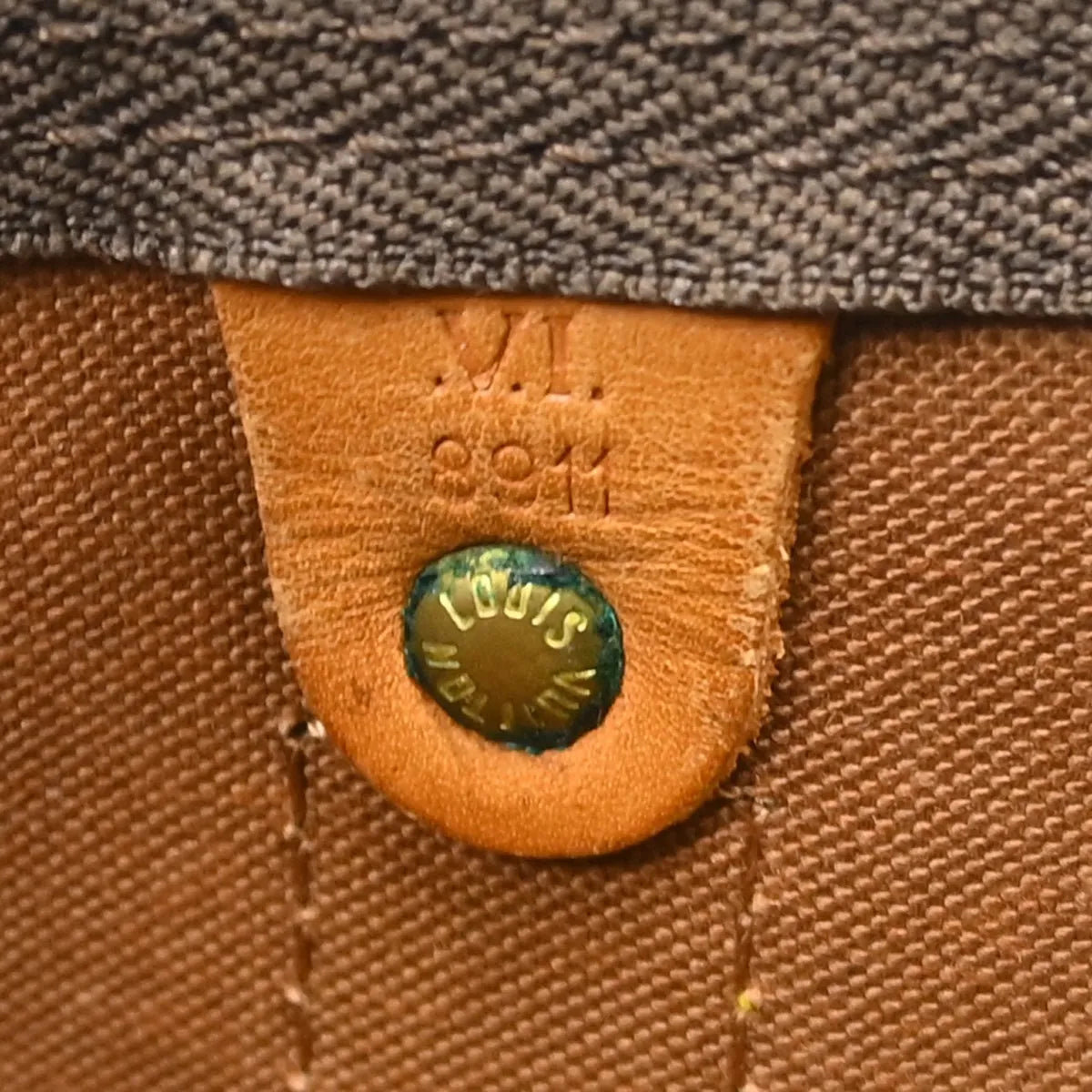Louis Vuitton Keepall Bandouliere Monogram Canvas Brown Canvas Travel Bag Bag (Pre-Owned)