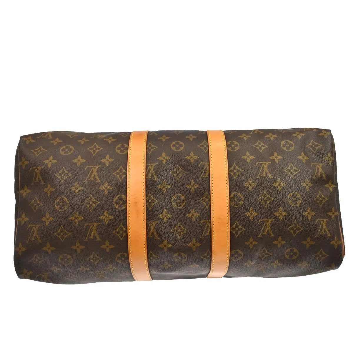 Louis Vuitton Keepall Monogram Canvas Brown Canvas Travel Bag Bag (Pre-Owned)
