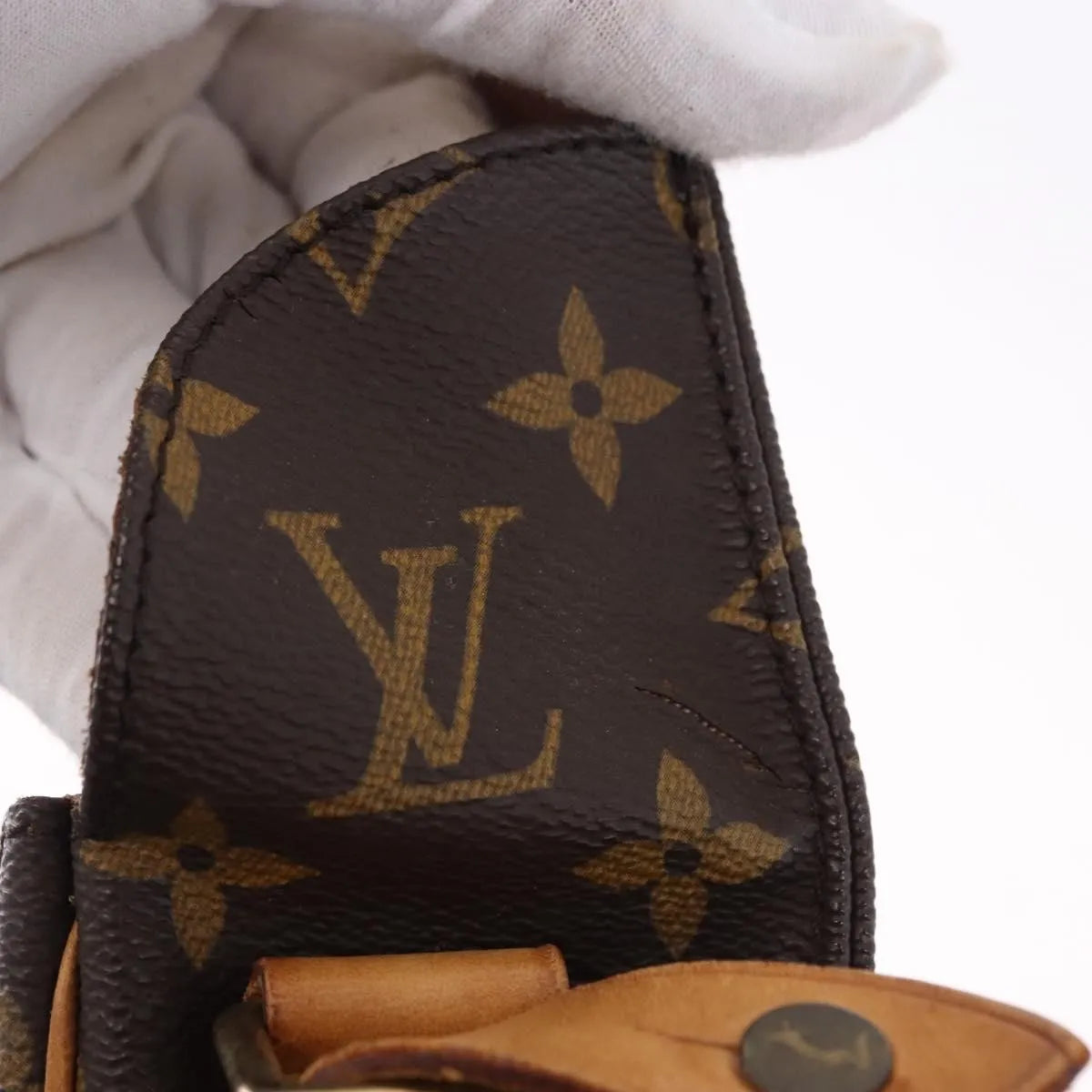 Louis Vuitton Cartouchiere Monogram Brown Canvas Shoulder Bag Bag (Pre-Owned)