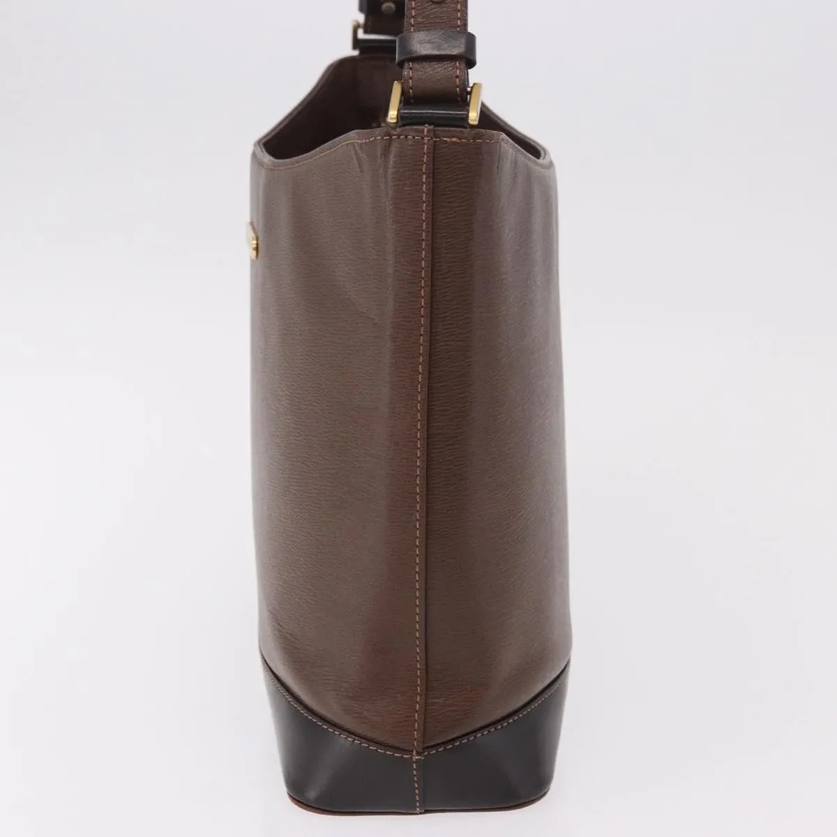 Burberry Vintage Leather Brown Leather Shoulder Bag Bag (Pre-Owned)