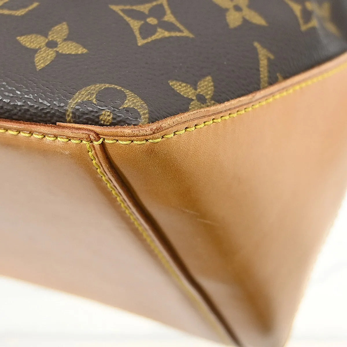 Louis Vuitton Cabas Mezzo Monogram Canvas Brown Canvas Tote Bag Bag (Pre-Owned)