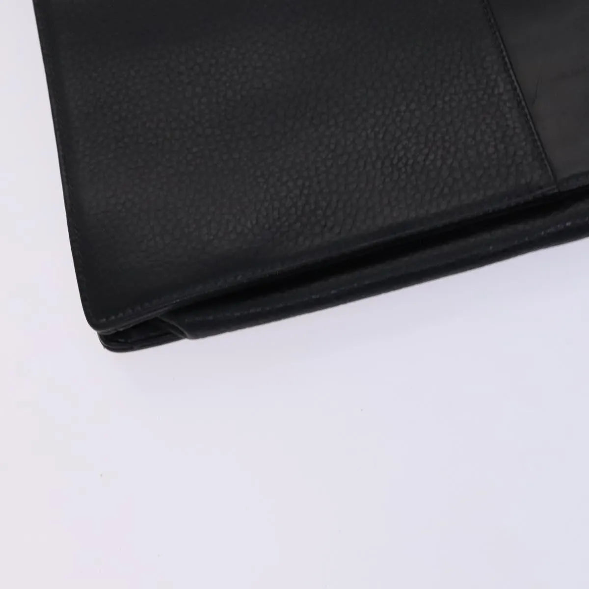 Burberry Vintage Leather Black Leather Briefcase Bag (Pre-Owned)