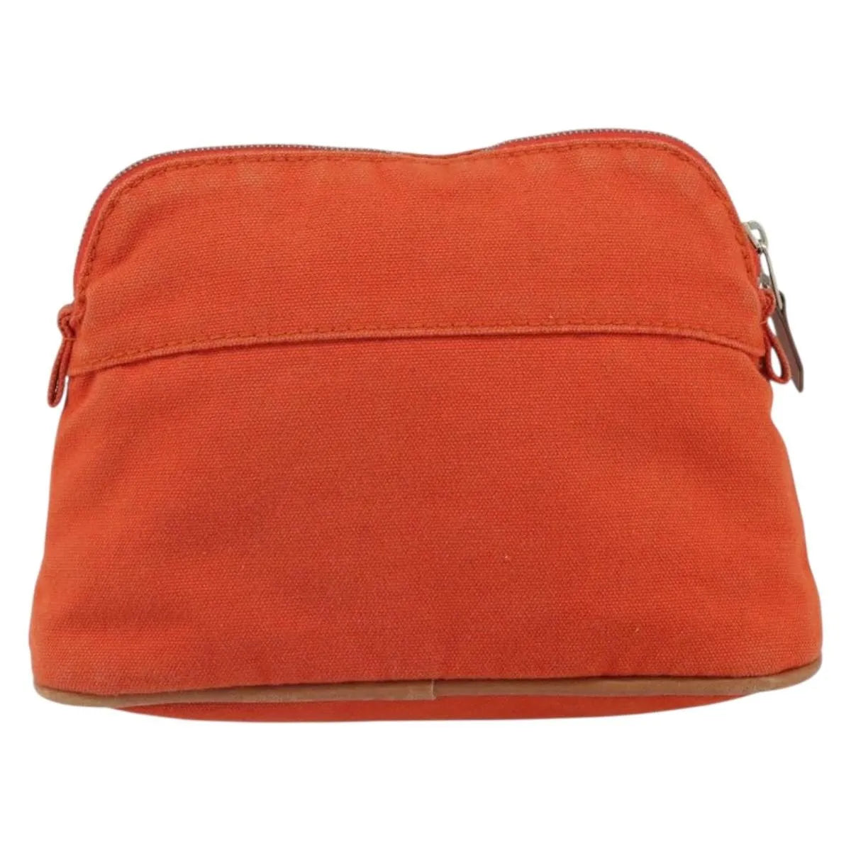 Hermes Bolide Canvas Orange Canvas Clutche & Pouche Bag (Pre-Owned)