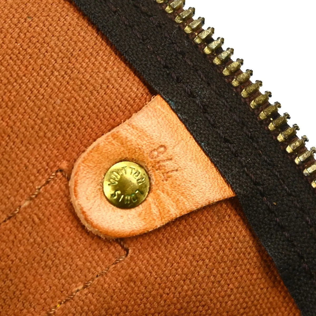 Louis Vuitton Keepall Monogram Brown Canvas Travel Bag Bag (Pre-Owned)