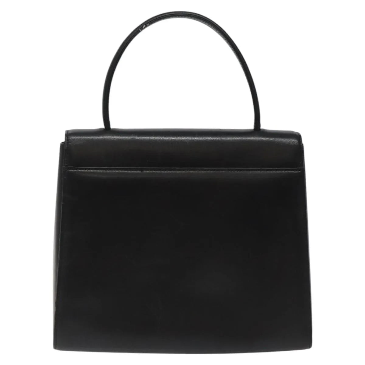 Givenchy Vintage Leather Black Leather Handbag (Pre-Owned)