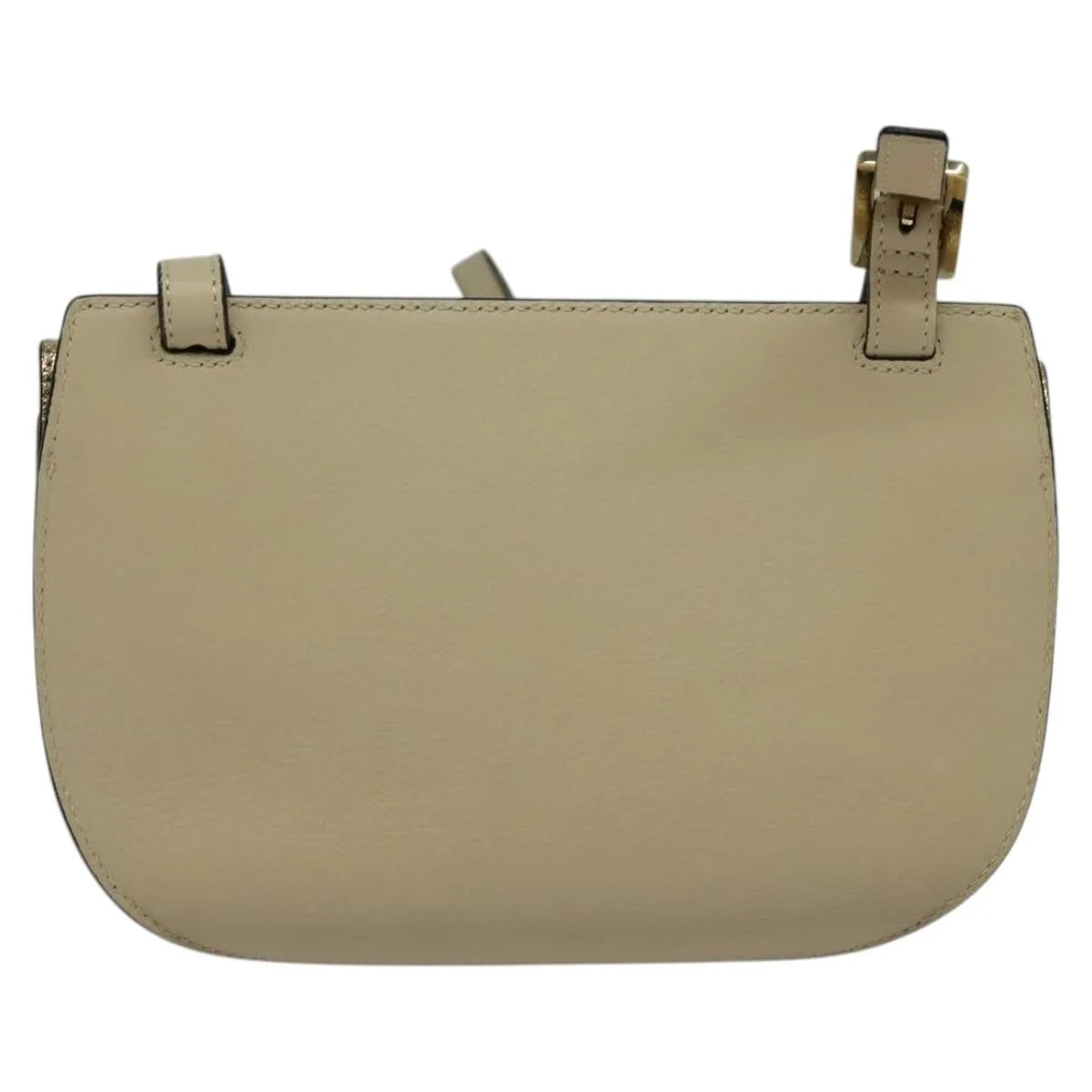 Chloe Georgia Leather Gold Leather Shoulder Bag Bag (Pre-Owned)