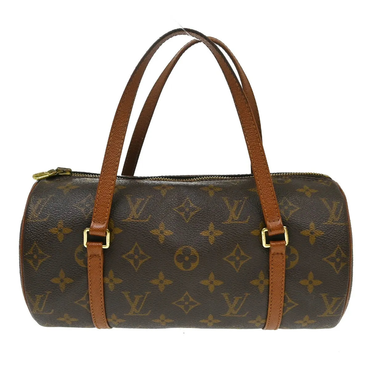Louis Vuitton Papillon Handbag Monogram Canvas Brown Canvas Handbag (Pre-Owned)