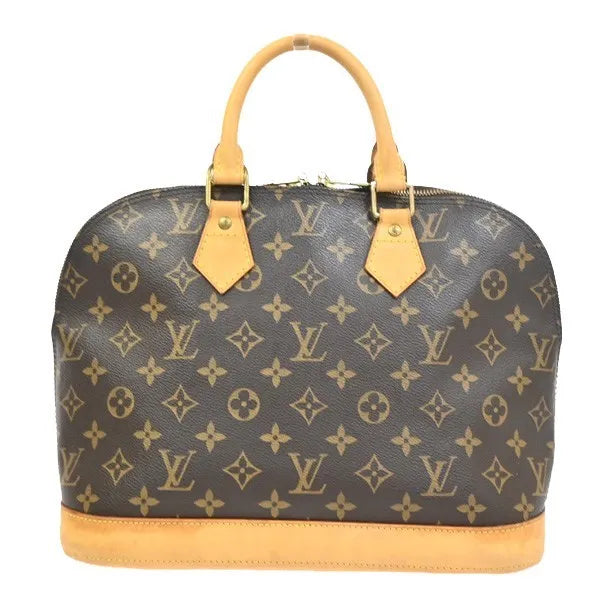Louis Vuitton Vintage Alma Monogram Canvas Brown Canvas Handbag (Pre-Owned)
