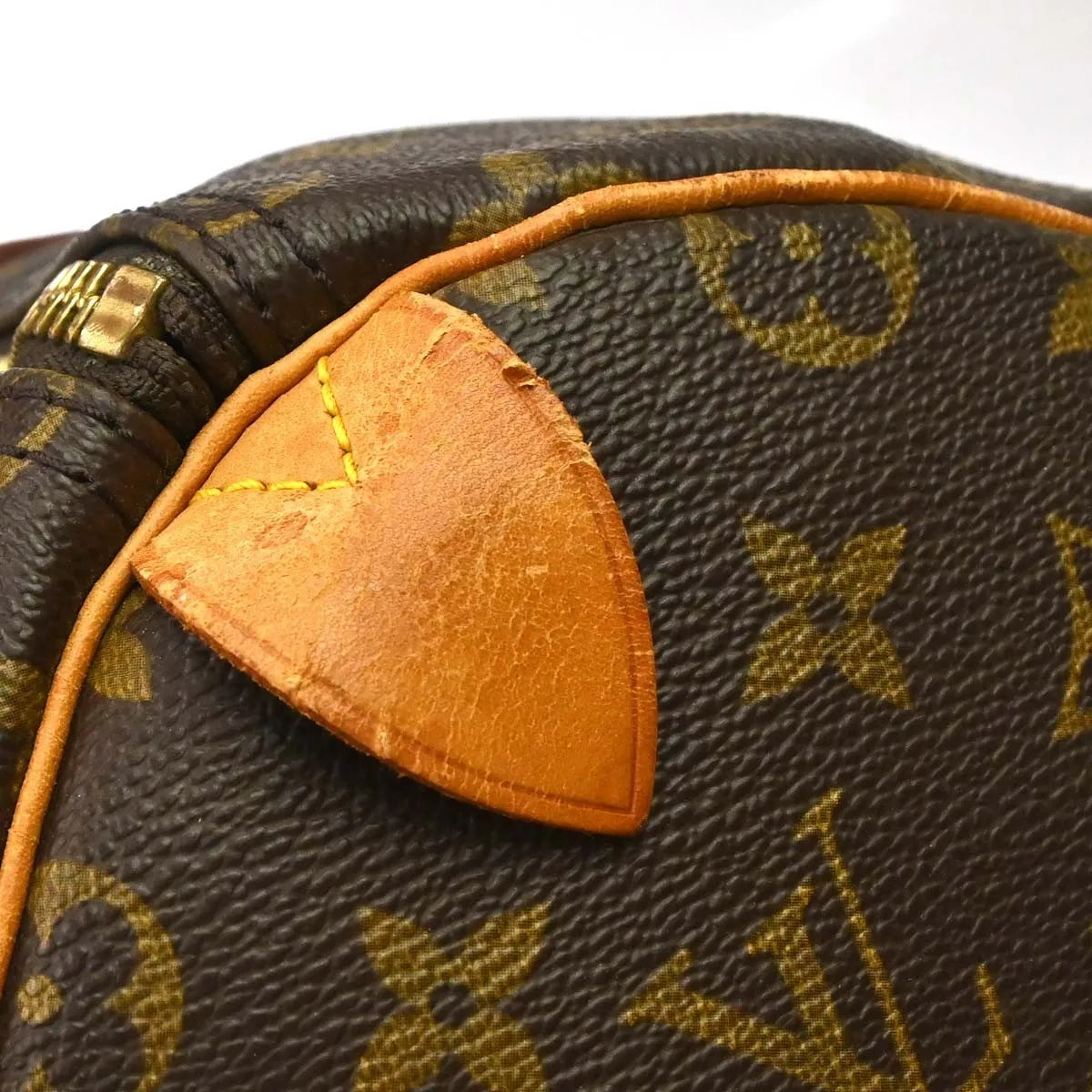 Louis Vuitton Keepall Bag Monogram Canvas Brown Canvas Travel Bag Bag (Pre-Owned)