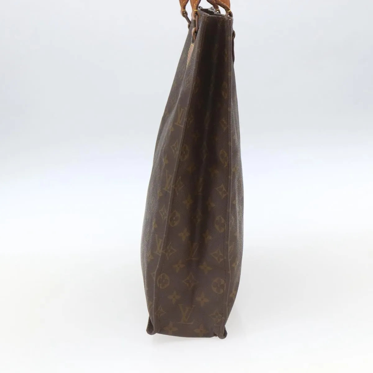 Louis Vuitton Sac Plat Monogram Brown Canvas Tote Bag Bag (Pre-Owned)